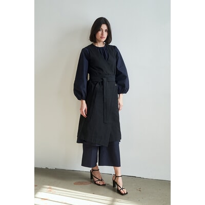 Ladies wrap dress, Black | Manufactum Ladies wrap dress, Black | Manufactum