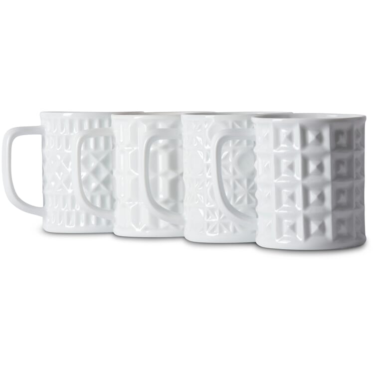 Tazza da caffè in rilievo