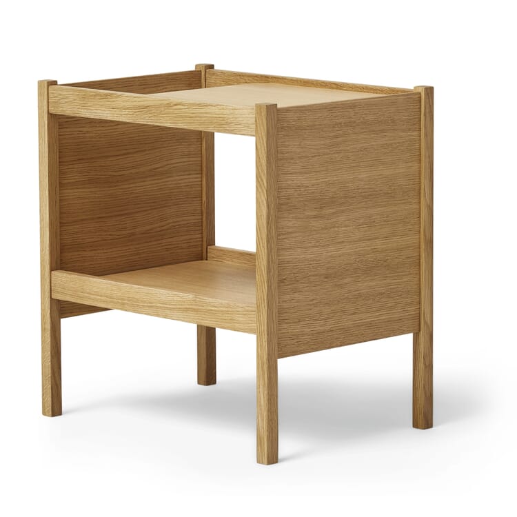 Mesa auxiliar de roble