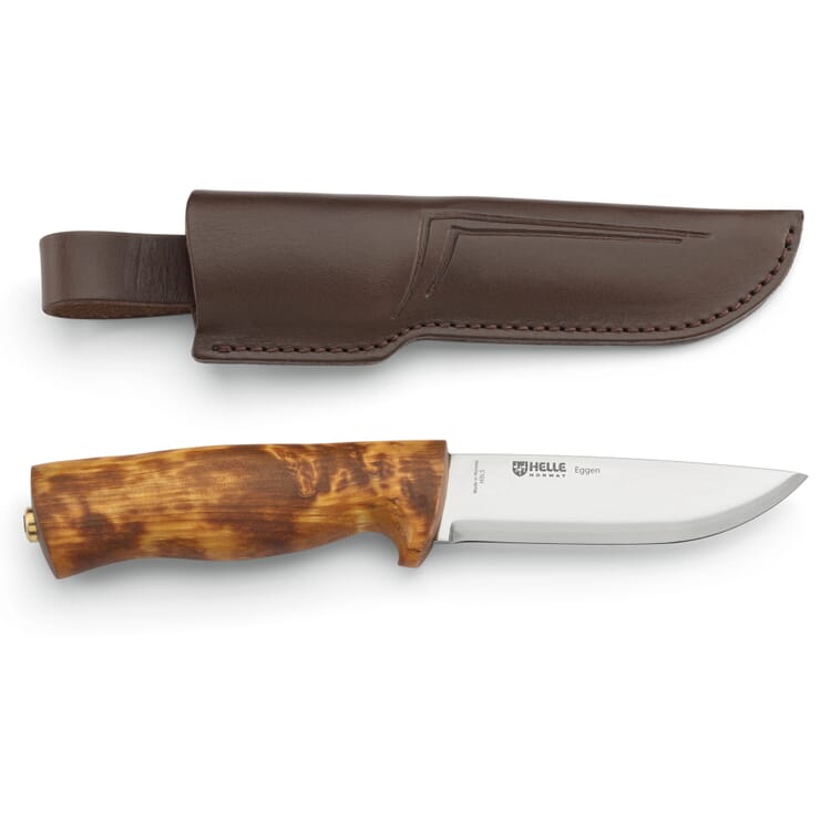 Outdoor- og jagtkniv i burlbirk