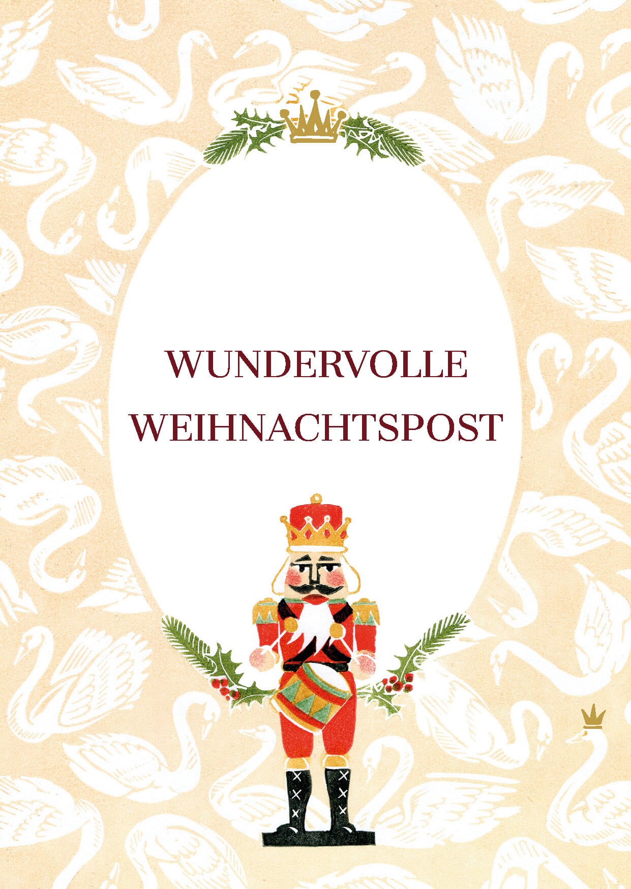 Mmuue Weihnachtskarte 181 – Humorvoll, 20x13 Cm, Mit Umschlag, Blanko Innen