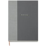 Half-linen notebook gray