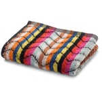 Serviette en éponge torsadée Rayures multicolores Serviette d'invité