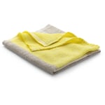 Piqué gaufré Lyocell Lin Jaune-nature-blanc Serviette de bain