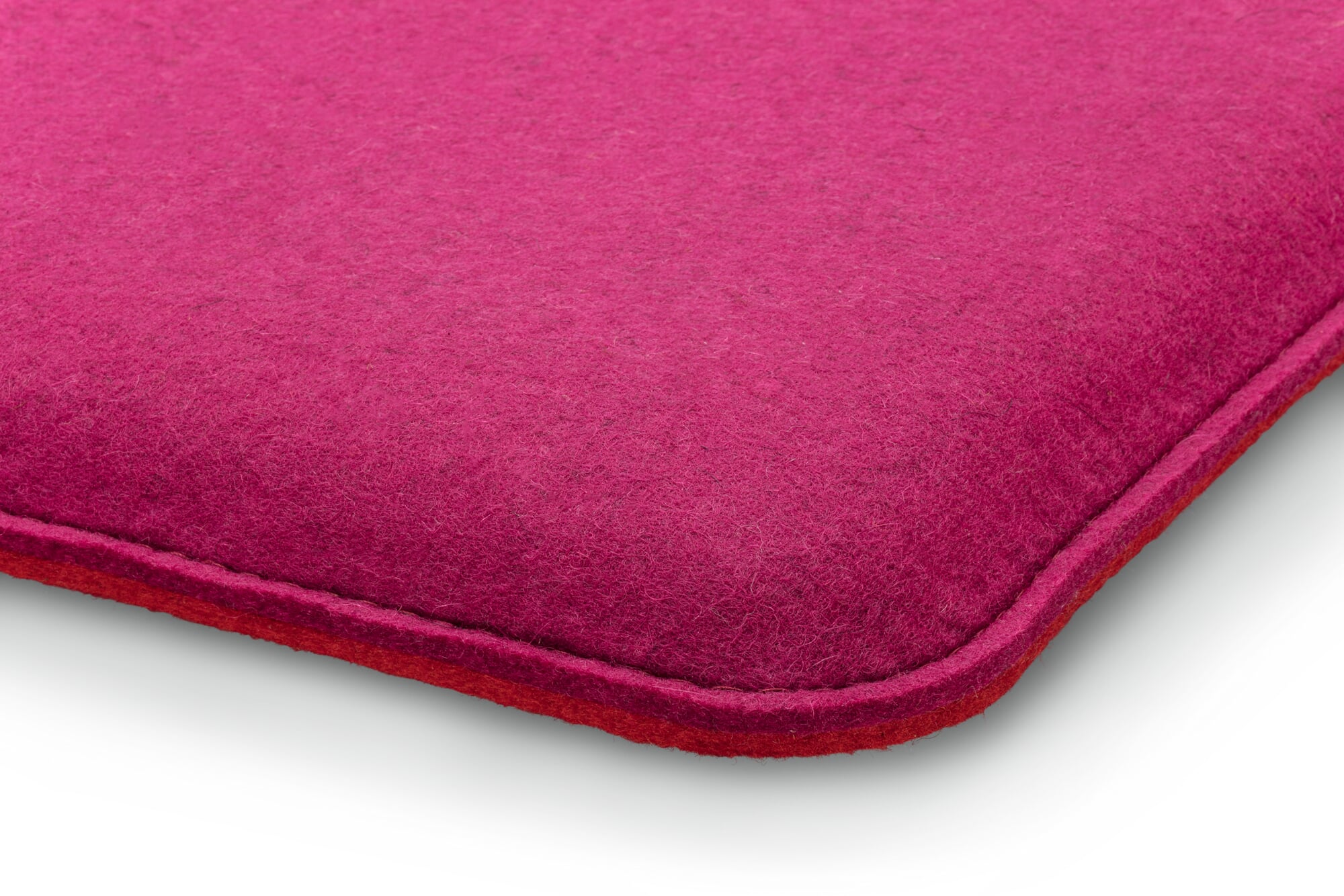 Sitzkissen Quadrat, Pink-Rot, (gepolstert)