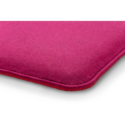 Sitzkissen Quadrat, Pink-Rot, (gepolstert)