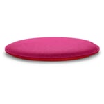 Coussin d'assise Rond Rose-rouge