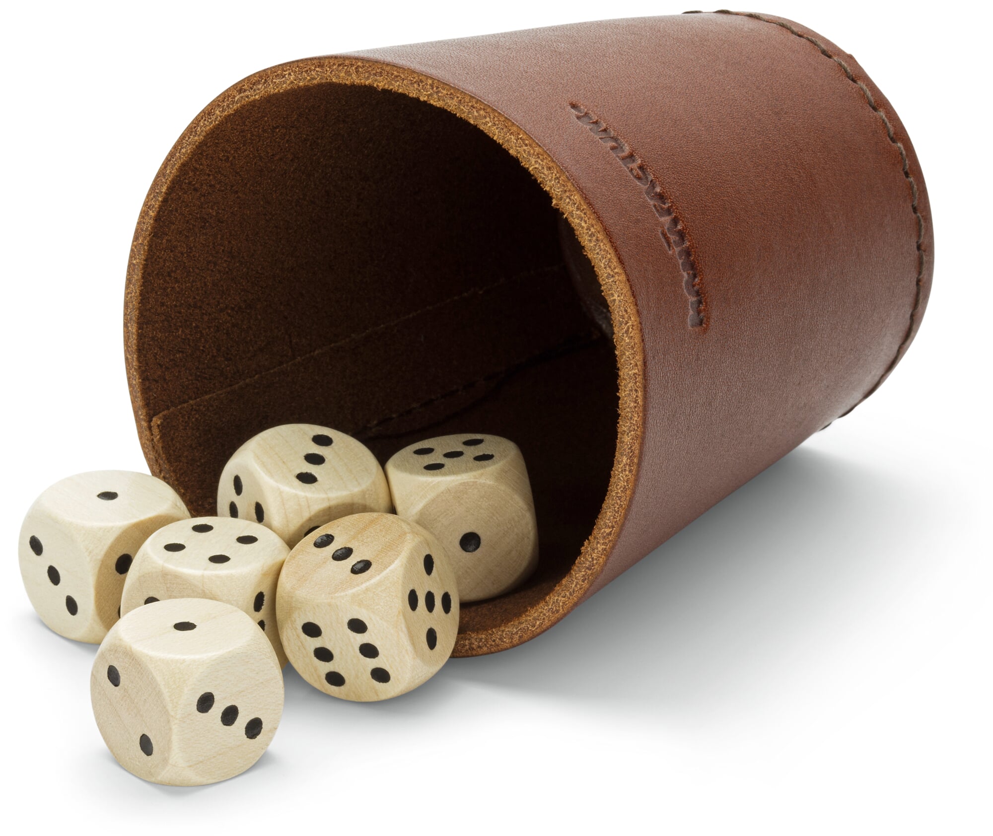 Dice cup cowhide | Manufactum