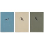 Cahier de notes piqûre à cheval Oiseaux