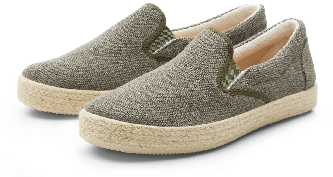 Men's hemp slippers Khaki