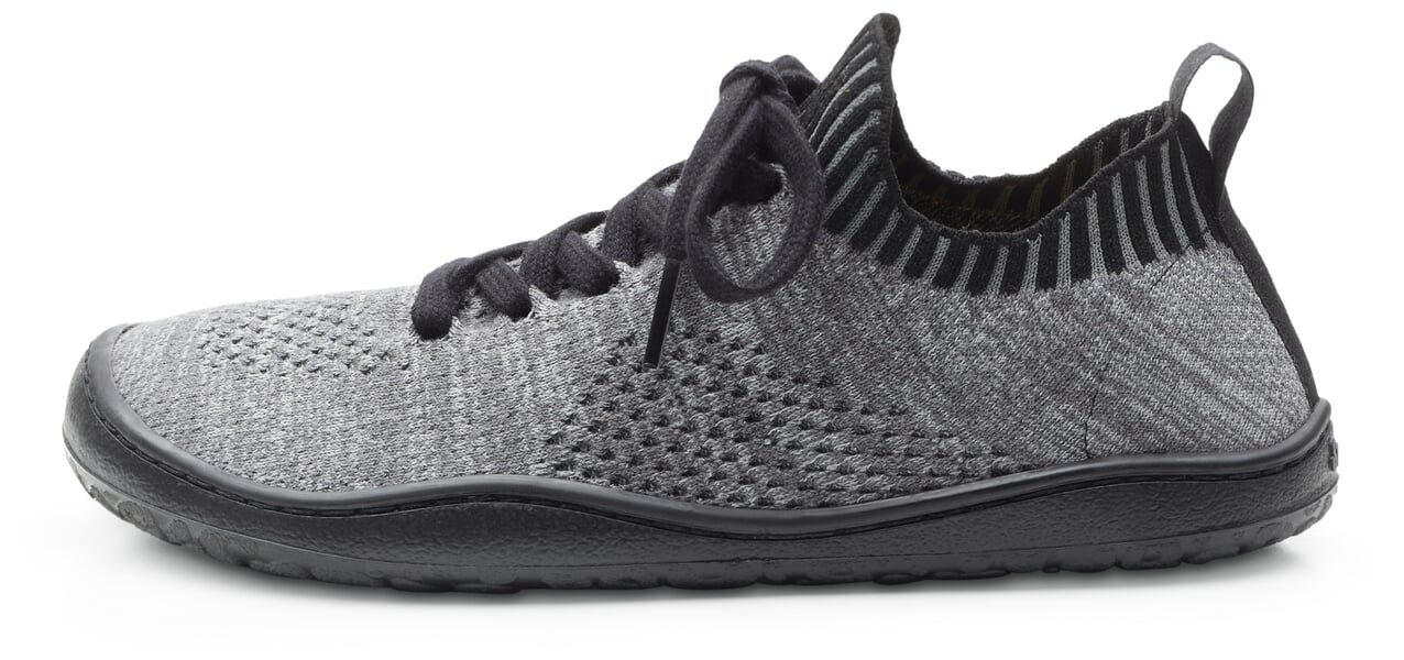 Unisex-Barfußschuh Schwarzmelange