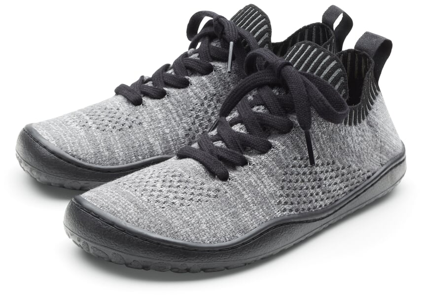 Unisex-Barfußschuh Schwarzmelange