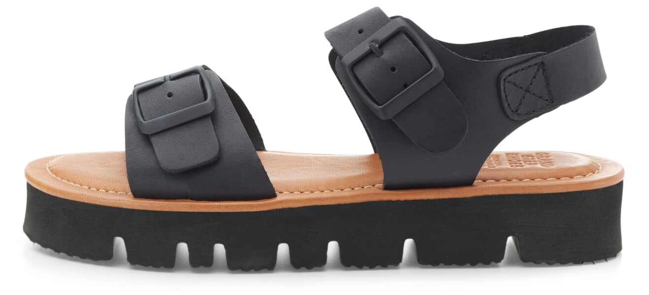 Women’s Leather Sandals Black