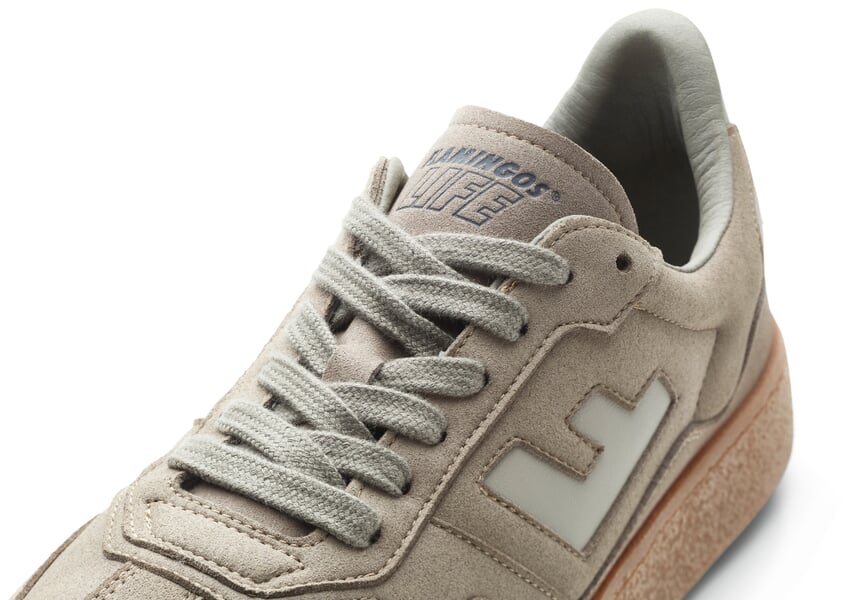 Burela unisex-sneaker Grå, nærbillede