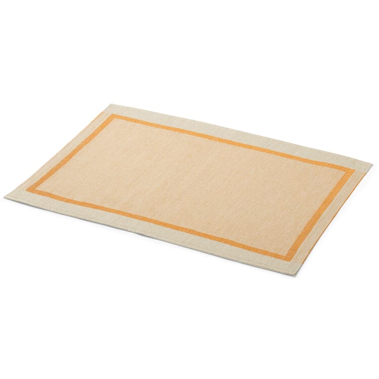 Tischset Leinen, Orange