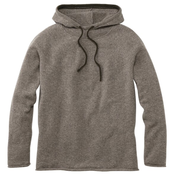 Hoodie en tricot pour hommes Marron clair