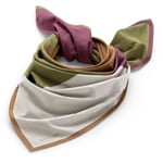 Tørklæde N° 717 med blokmønster, flerfarvet