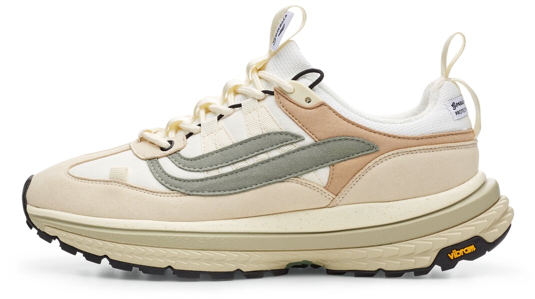 Baskets G-Machu Vert et beige