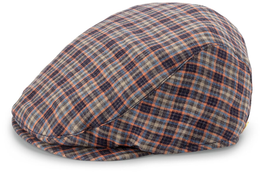 Men's plaid canvas cap Multicolor