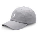 Casquette en coton pour hommes Bleu-gris