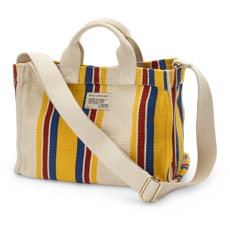 Sac à main femme N° 45 rayé, naturel-jaune