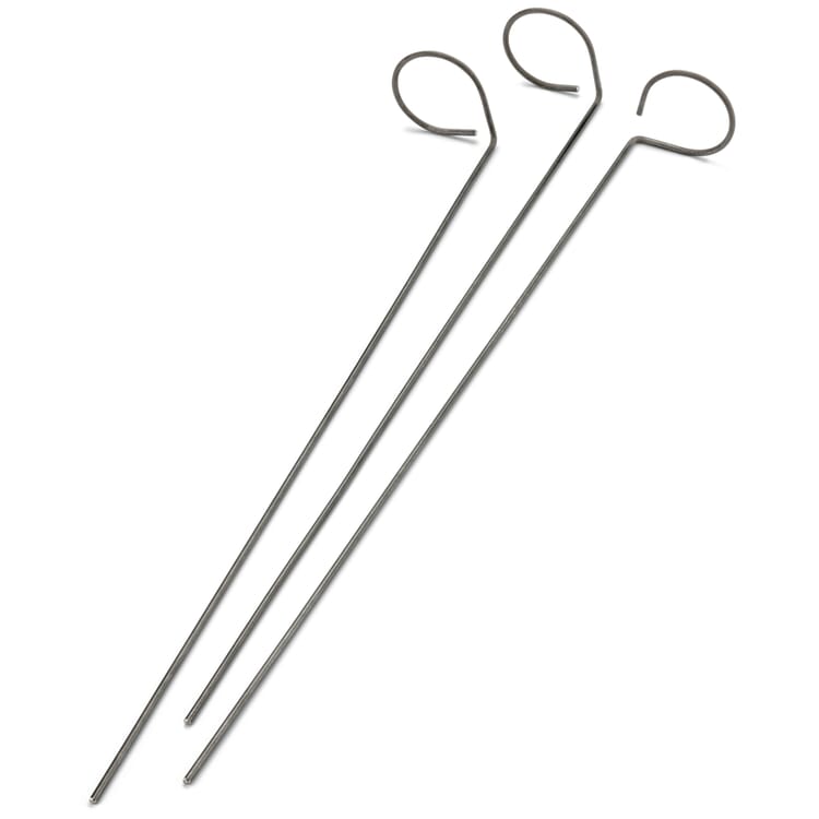 Blomsterstøtte af jerntråd