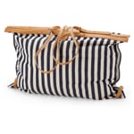 Travel folding bag canvas striped