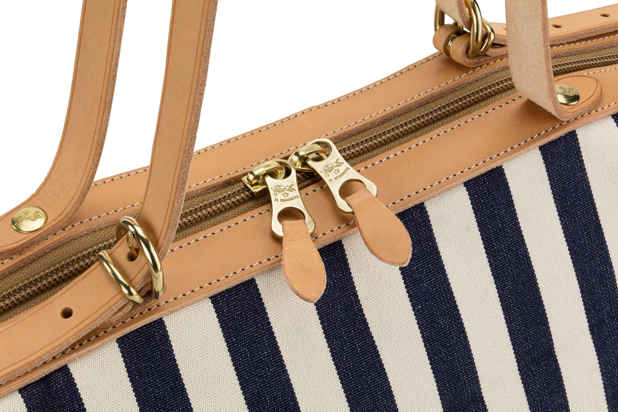 Travel folding bag canvas striped | Manufactum