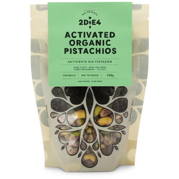 Pistacchi biologici, attivati