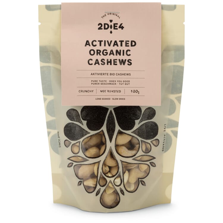 Geactiveerde biologische cashewnoten