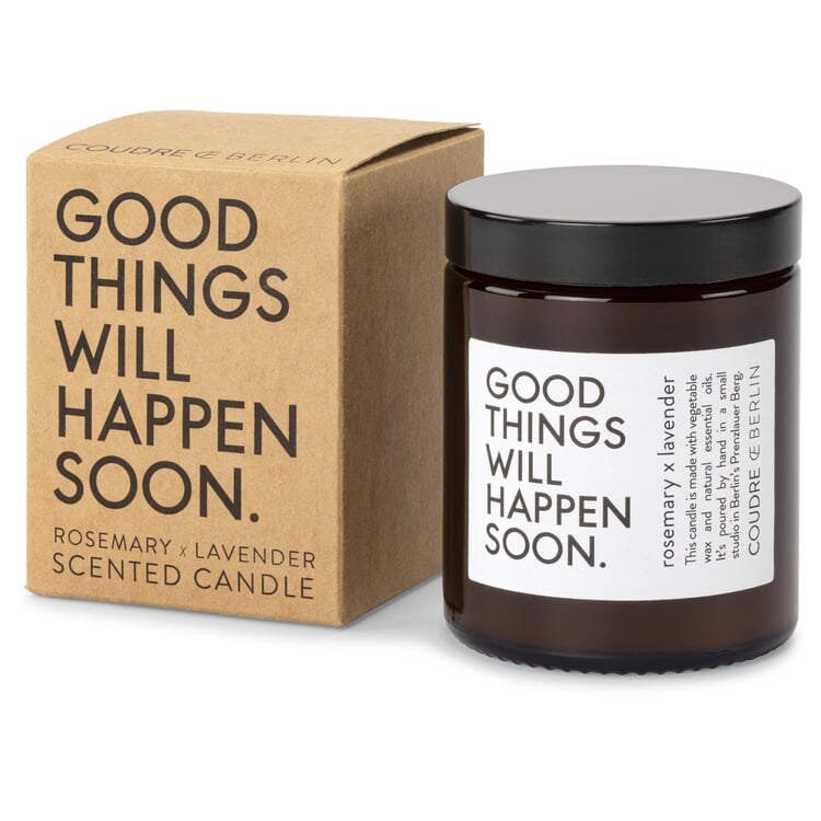 Coudre Berlin scented candle, Rosemary & Lavender Manufactum