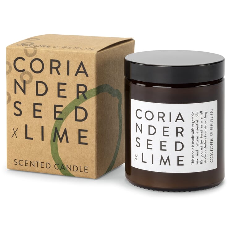 Vela perfumada Coudre Berlin, Semillas de cilantro y lima