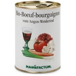 Bœuf bourguignon bio de bœuf de pâturage Angus