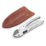 Löwe anvil shears small with leather holster