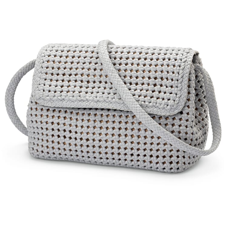 Borsa da donna annodata, grigio chiaro