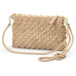 Structured ladies' handbag, champagne