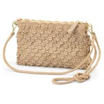 Structured ladies' handbag, champagne