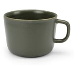 Tasse à café au lait Vert mat