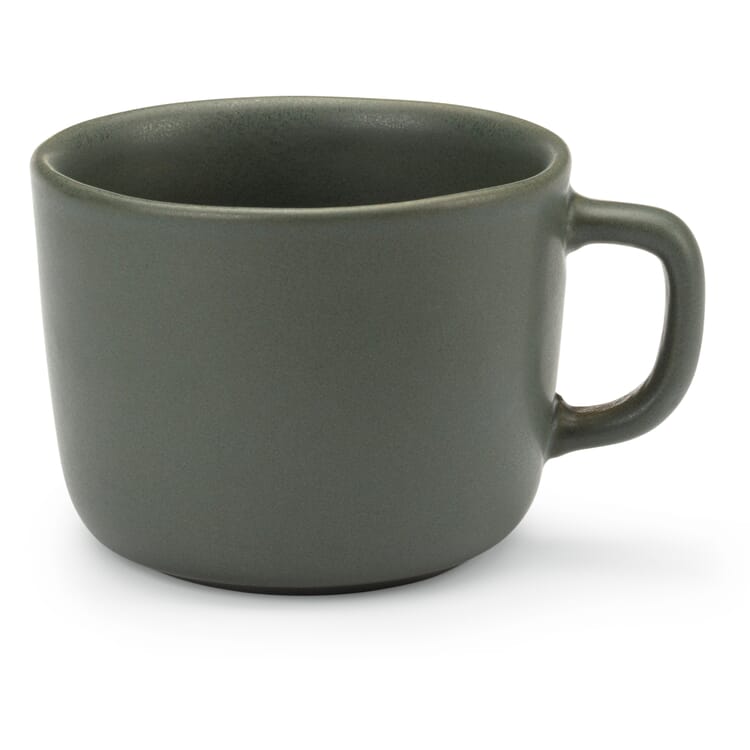 Tasse à café, Vert mat