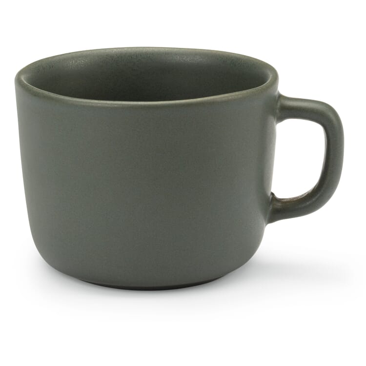 Kaffeetasse, Mattgrün