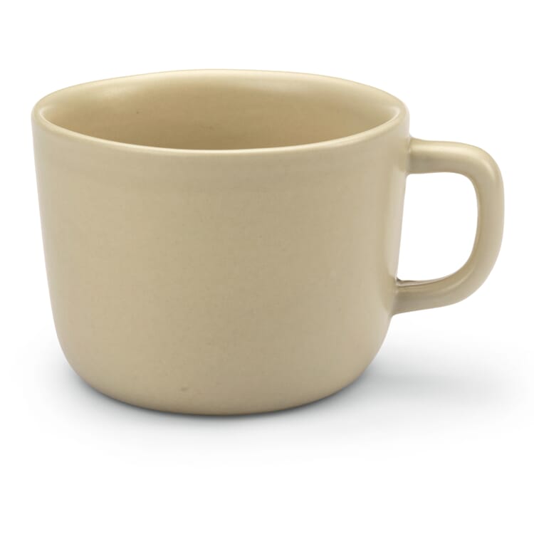 Kaffeetasse, Natur-Beige