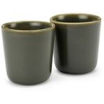 Espresso-krus Mat grøn