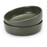 Ciotola grande per zuppa (2 pezzi) Verde opaco