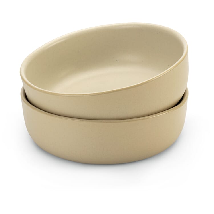 Kleine soepkom (2 stuks), Natuurlijk beige