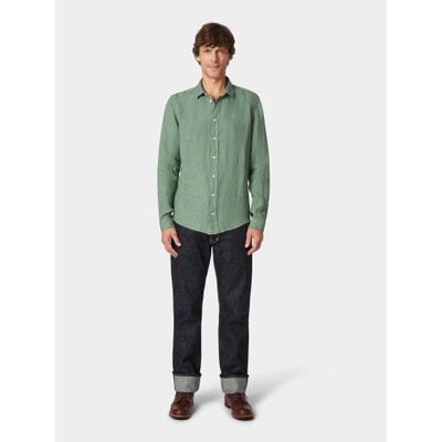 Men's linen shirt pre-washed, Sage green | Manufactum Men's linen shirt pre-washed, Sage green | Manufactum