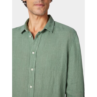 Men's linen shirt pre-washed, Sage green | Manufactum Men's linen shirt pre-washed, Sage green | Manufactum