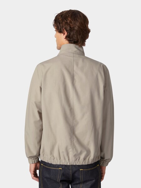 Herrenblouson Beigegrau, Tragebild