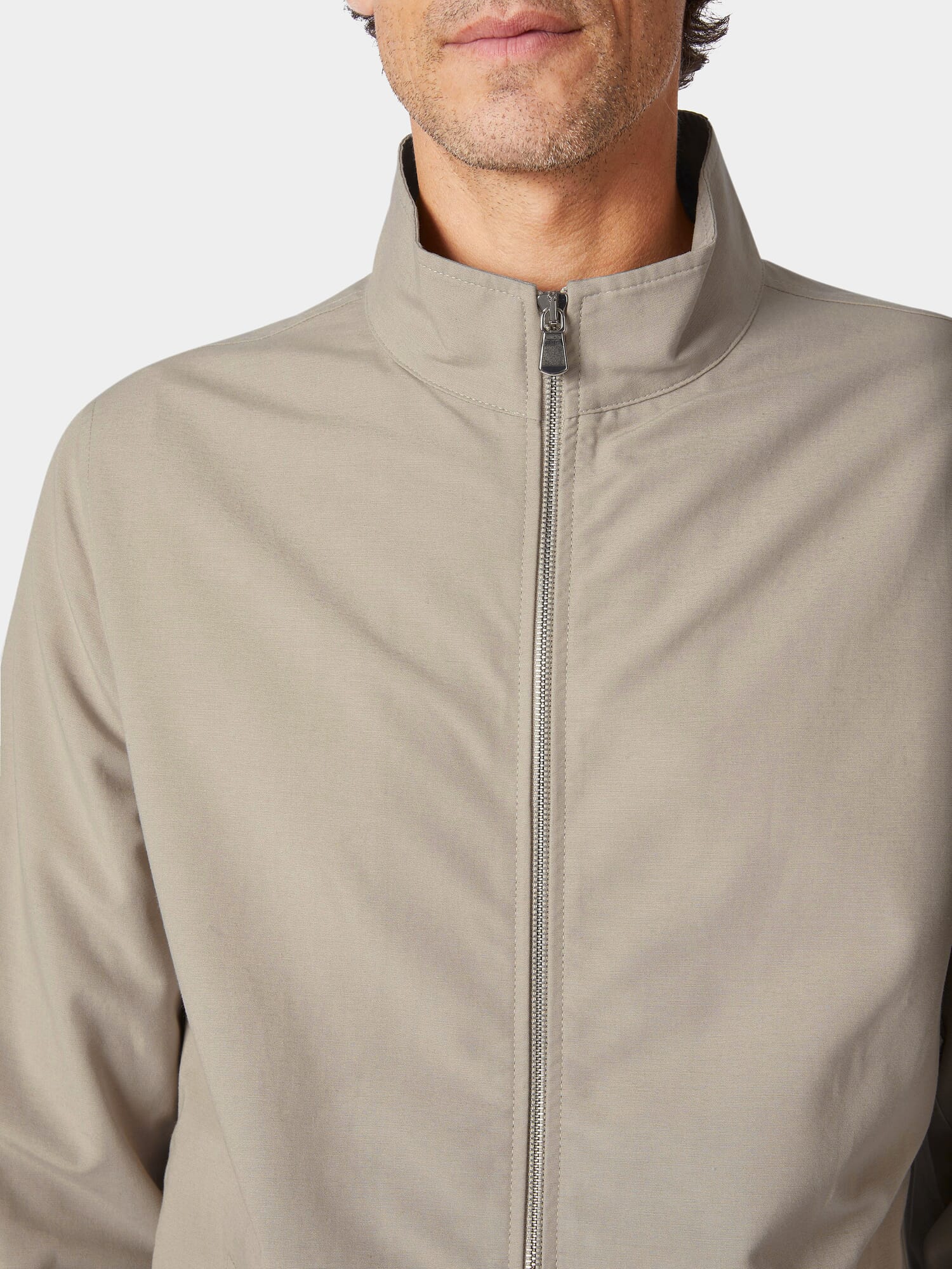 Men's blouson, Beige gray | Manufactum