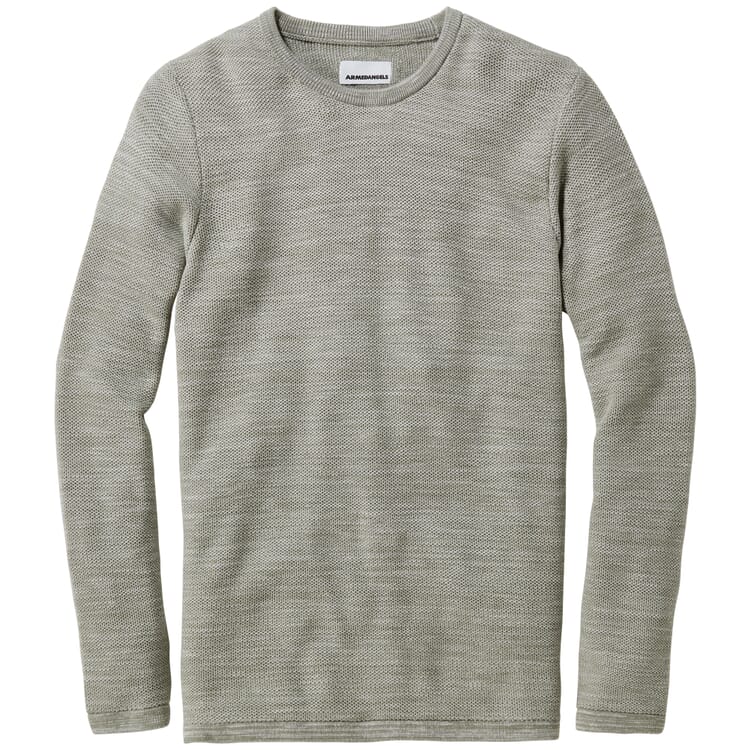 Herren-Strickpullover Baumwolle, Grün