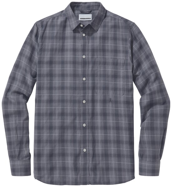 Camicia a quadri da uomo Grigio-blu